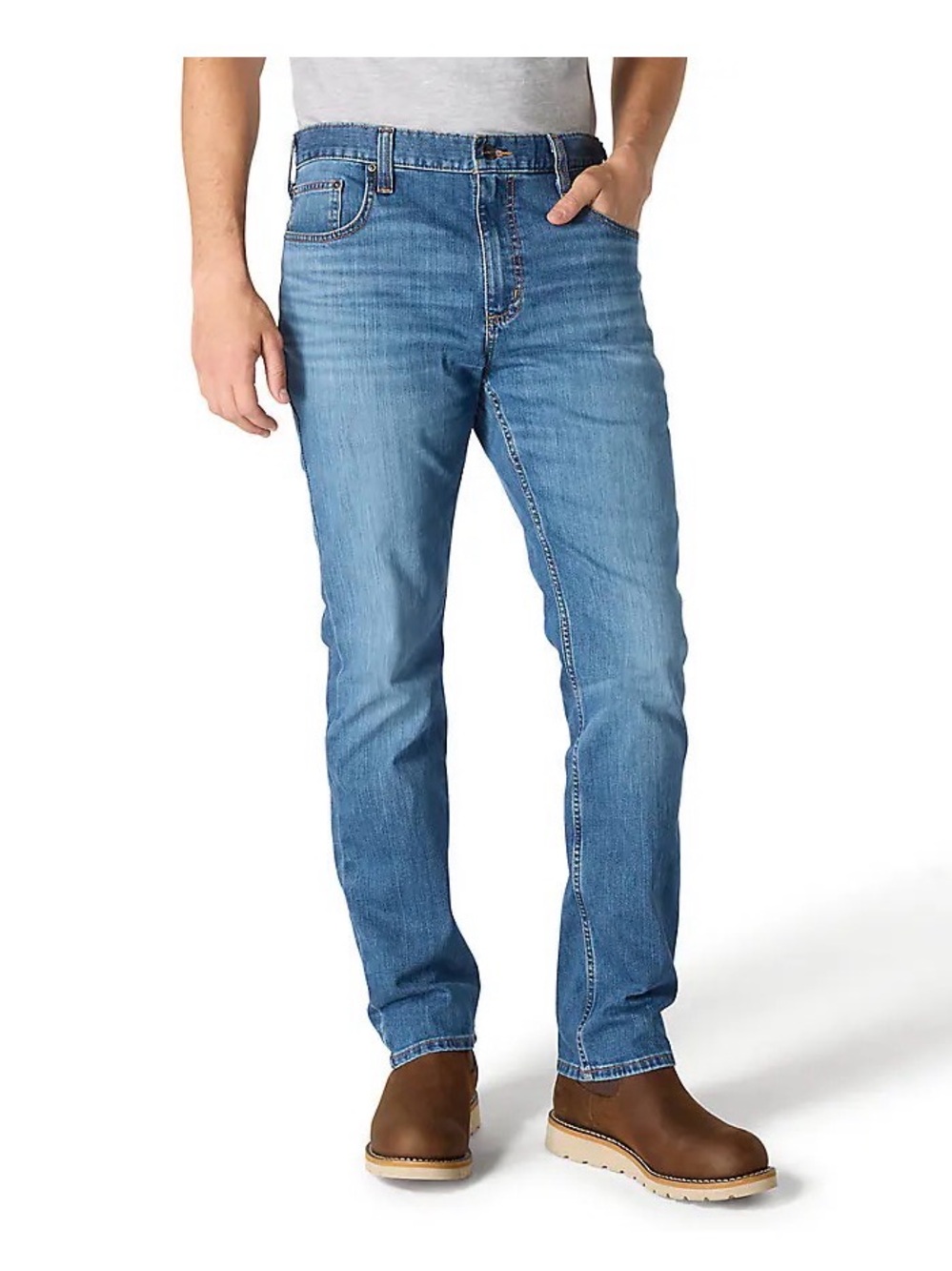 Carhartt Men's Straight Fit Indigo Blue Jeans 36 x 30 NWOT - Picture 4 of 4